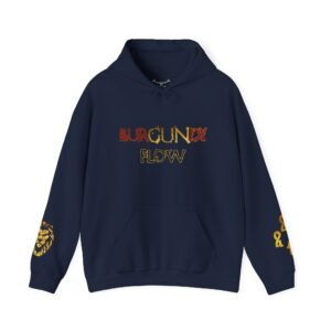 BurGUNdy Flow Unisex Heavy Blend™ Hooded Sweatshirt - Image 29