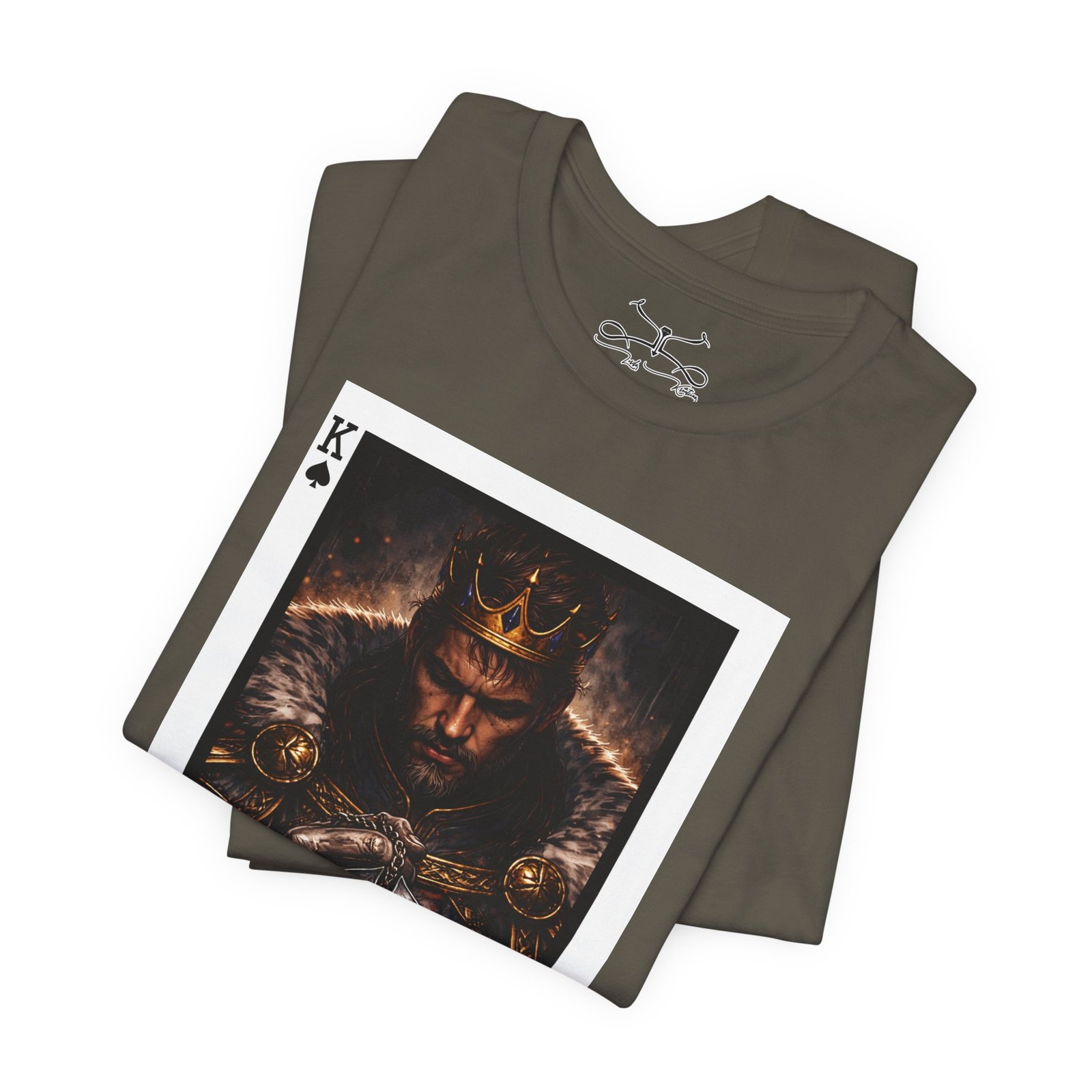 Broken Spade – Deck of Cards Graphic T-Shirt - Image 19