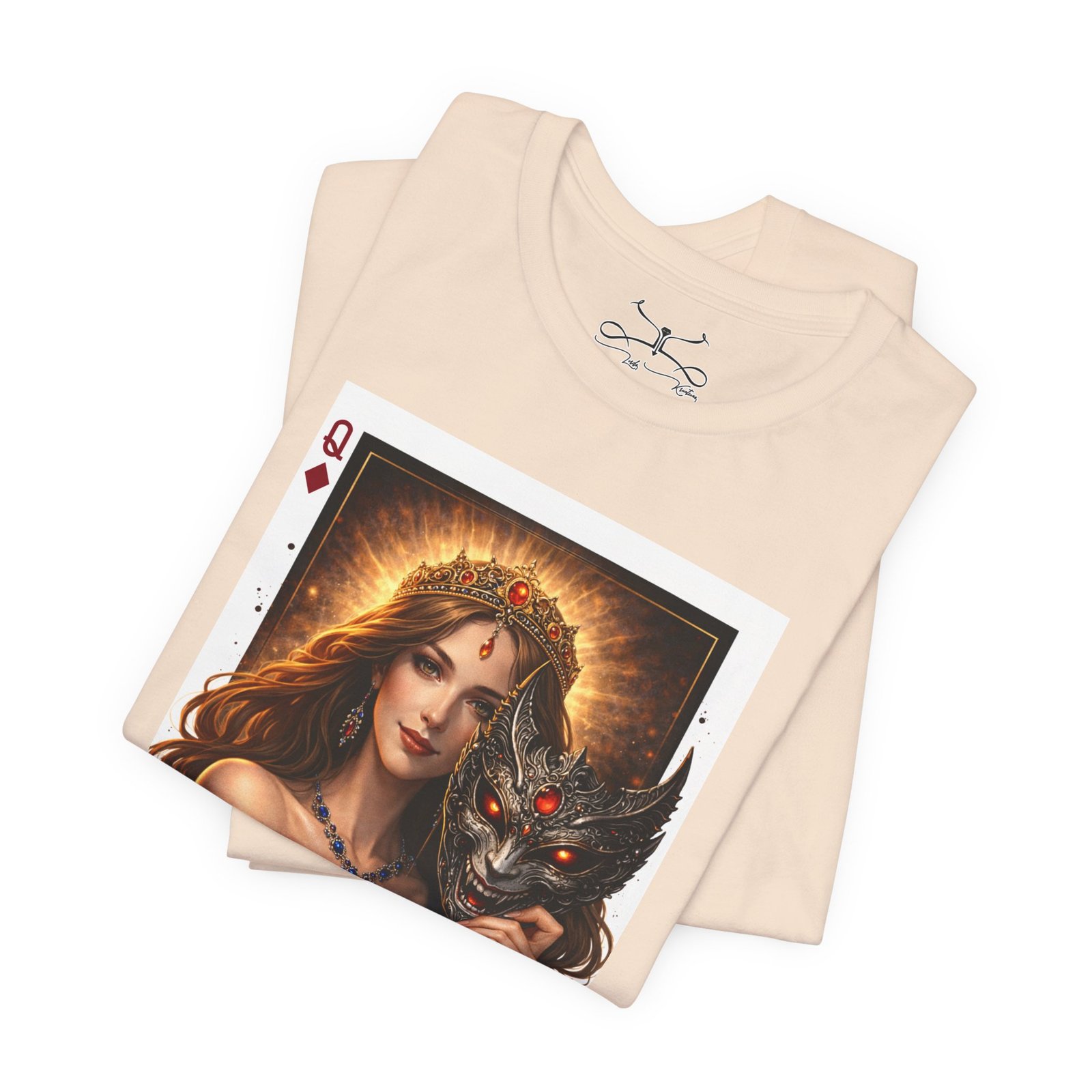 Masked Queen Cotton Crew Tee - Image 11