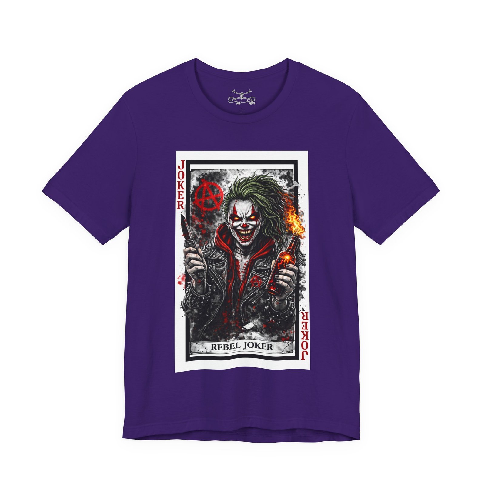 His Rebel Joker Cotton Crew Tee - Image 33