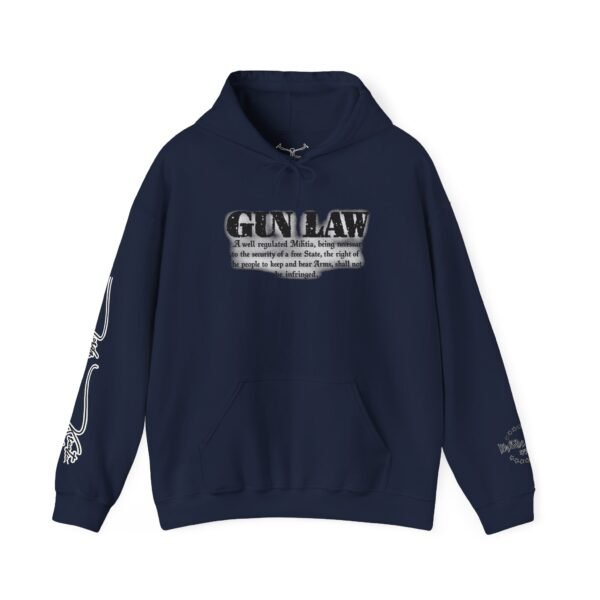 "Gun Law" Unisex Heavy Blend™ Hooded Sweatshirt - Image 37