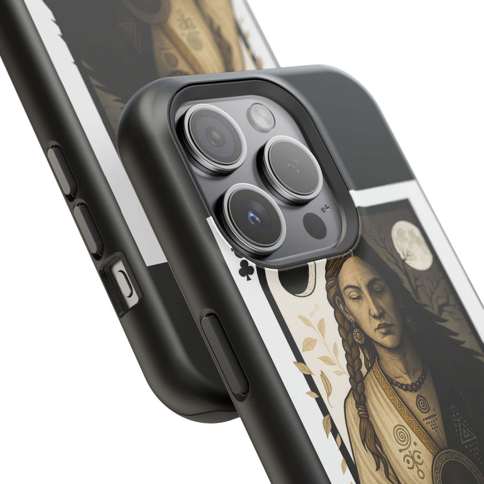 Libra – Deck of Clubs – MagSafe® Protective Phone Case - Image 17