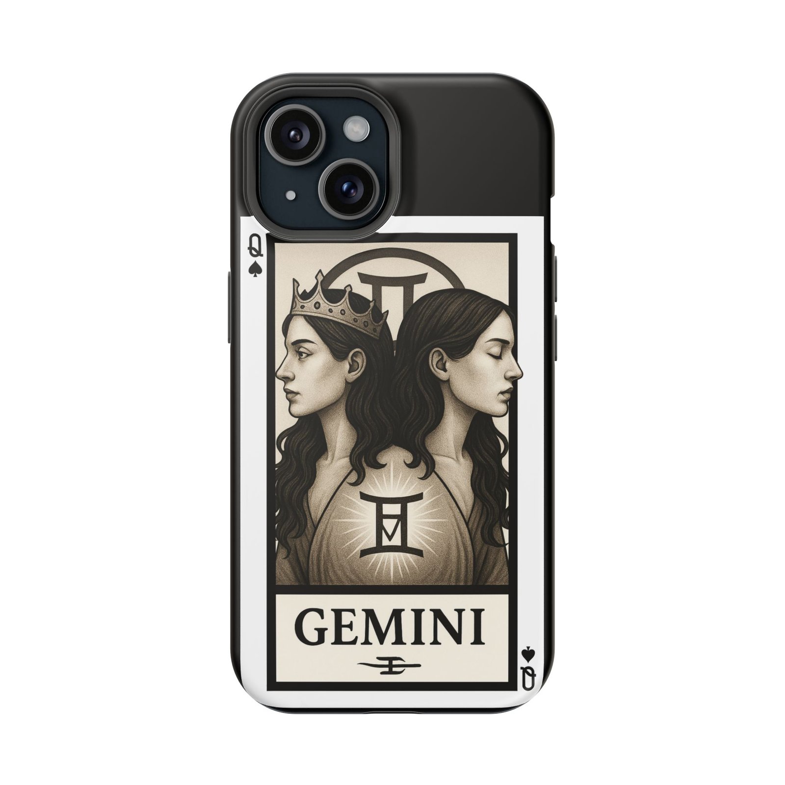 Gemini – Deck of Spades – MagSafe® Protective Phone Case - Image 8
