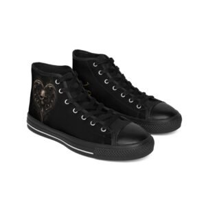 Heart Men's High-top Sneakers - Image 2