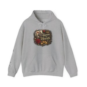 Queen of Hearts Unisex Heavy Blend™ Hooded Sweatshirt - Image 13