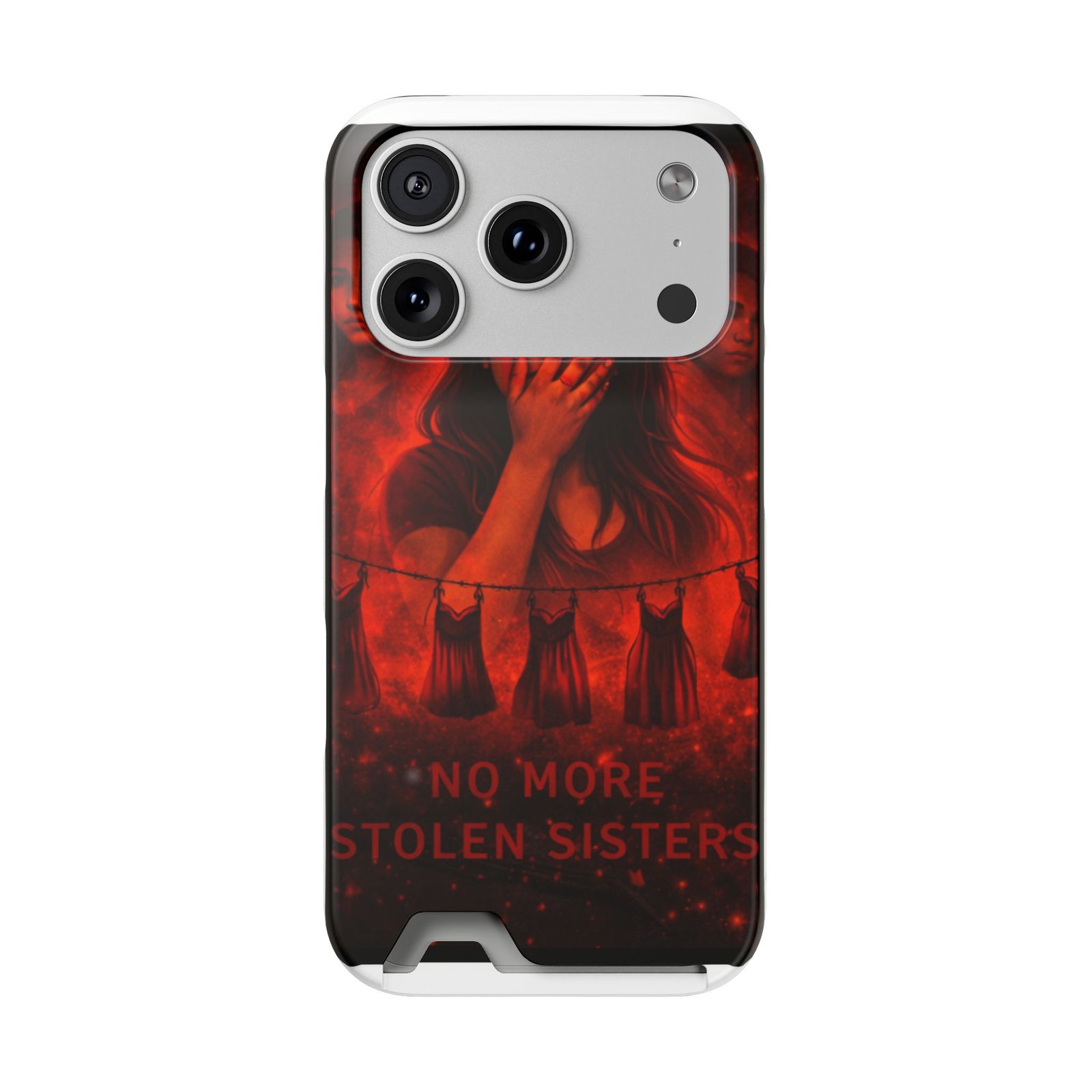 No More Stolen Sisters – Awareness Slim Card Holder Phone Case | LordzKreationz - Image 99