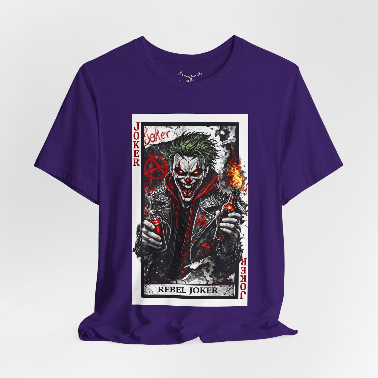 Rebel Joker Cotton Crew Tee - Image 36