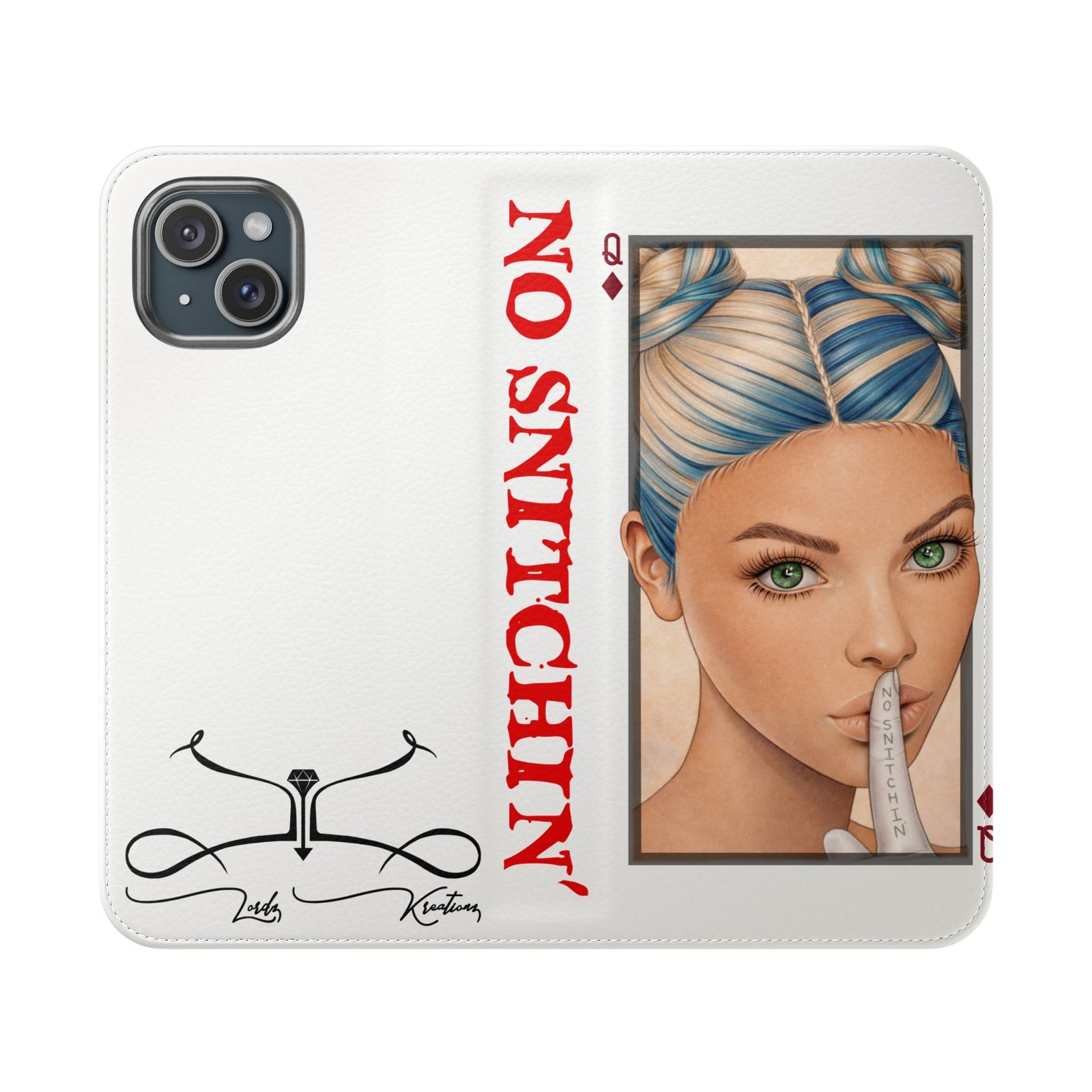 Speak No Evil Design - Flip Case - Image 49