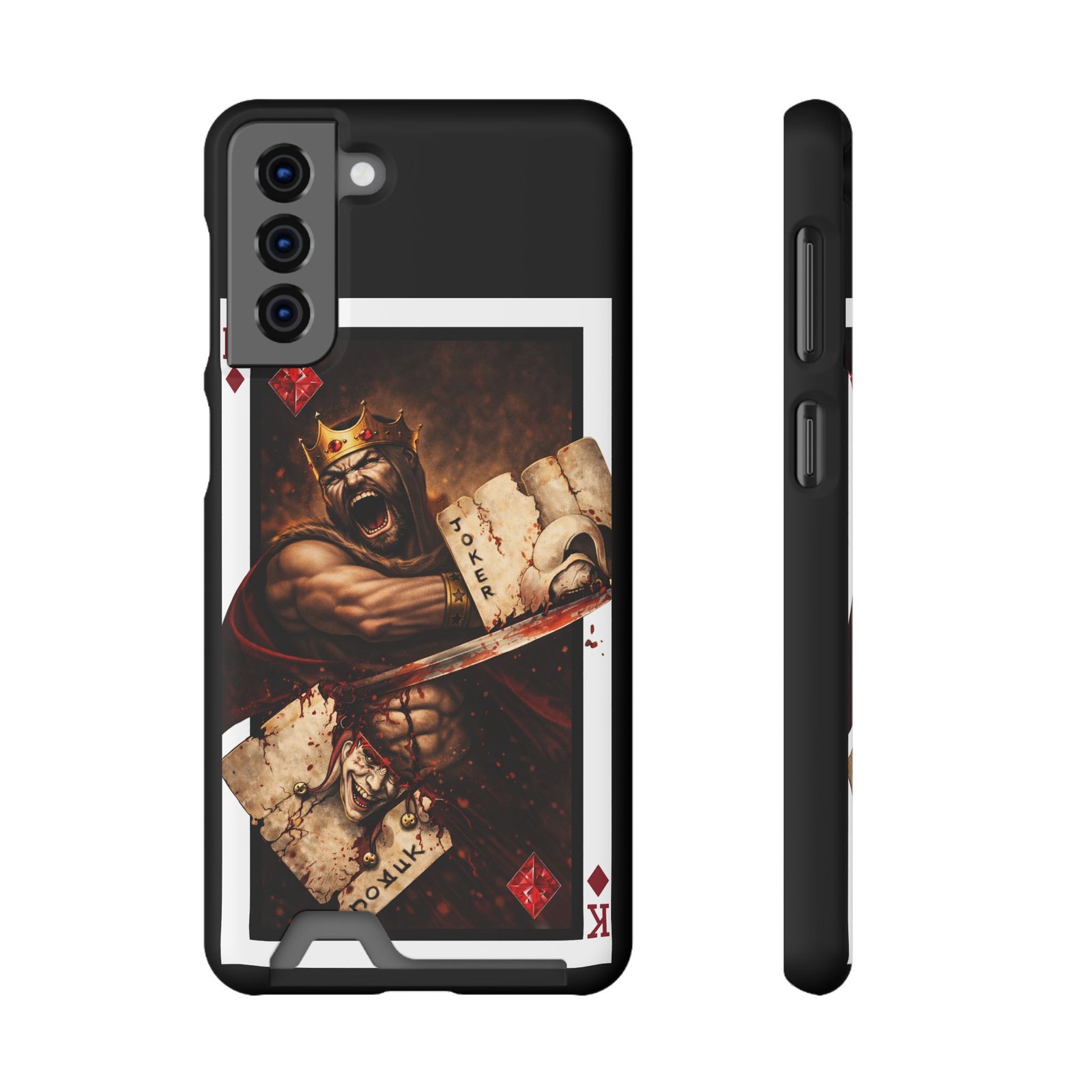 Savage – Deck of Diamonds Slim Card Holder Phone Case | LordzKreationz - Image 37