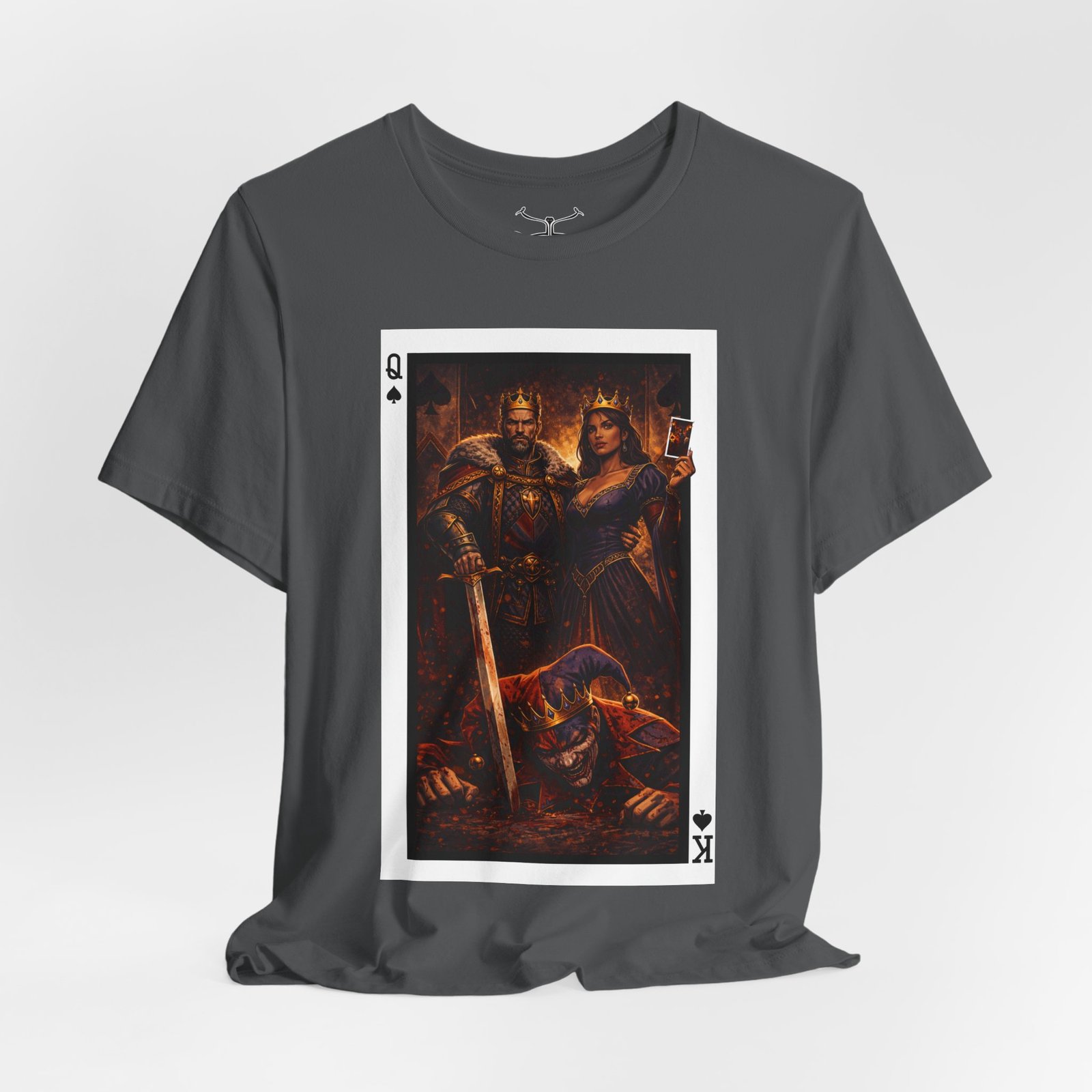 Man Down – King & Queen of Spades T-Shirt - Image 32
