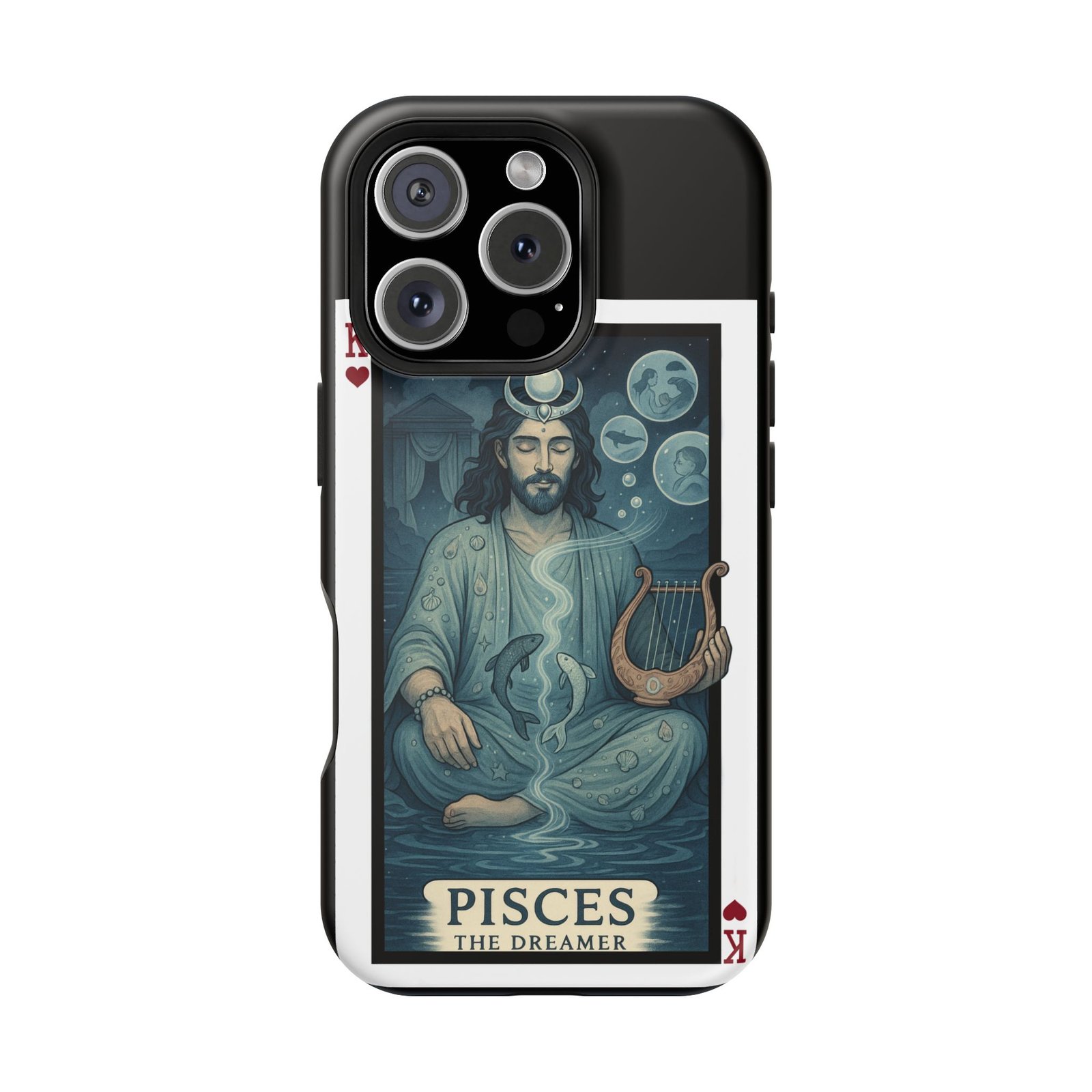 Pisces – Deck of Hearts – MagSafe® Protective Phone Case - Image 48