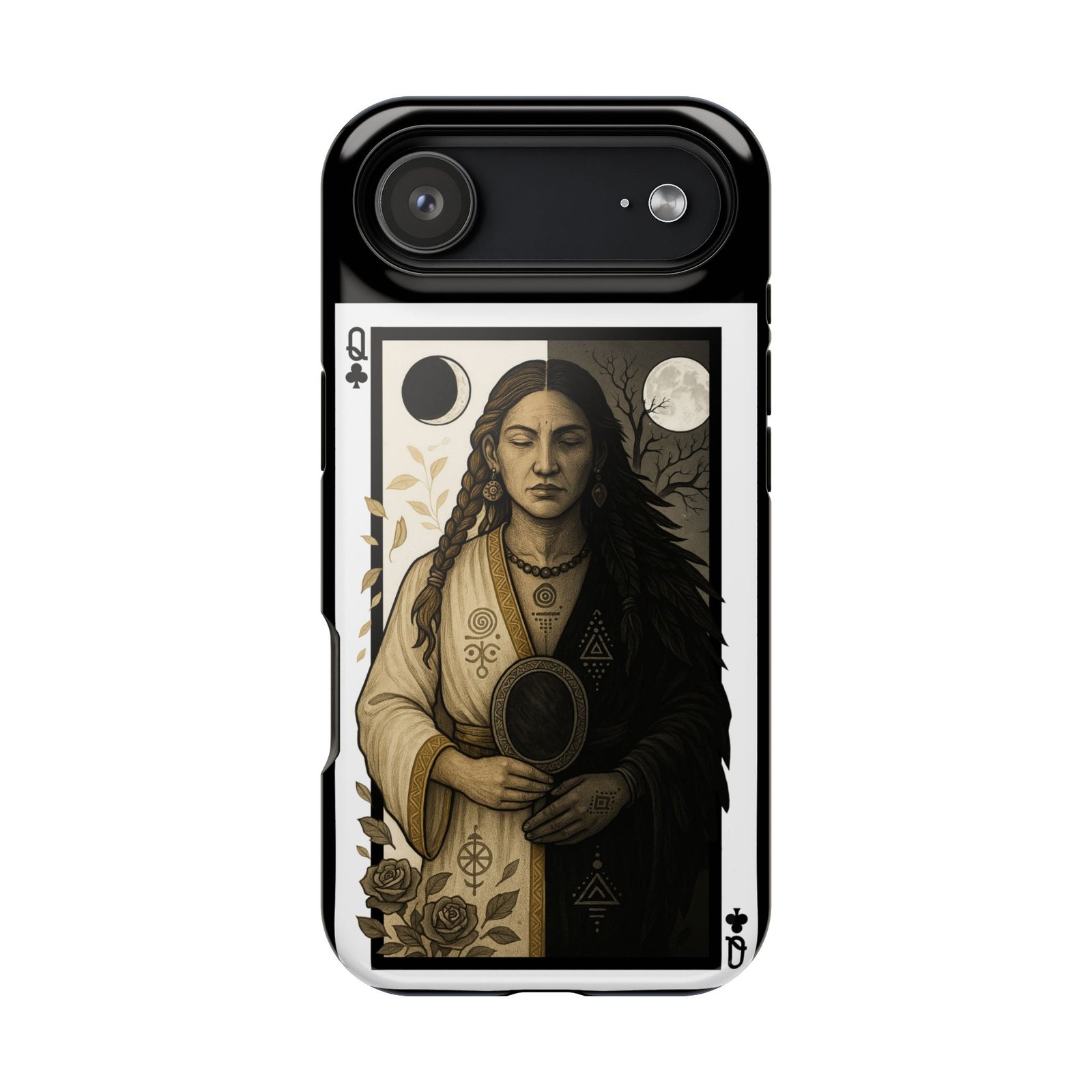 Libra – Deck of Clubs – MagSafe® Protective Phone Case - Image 60