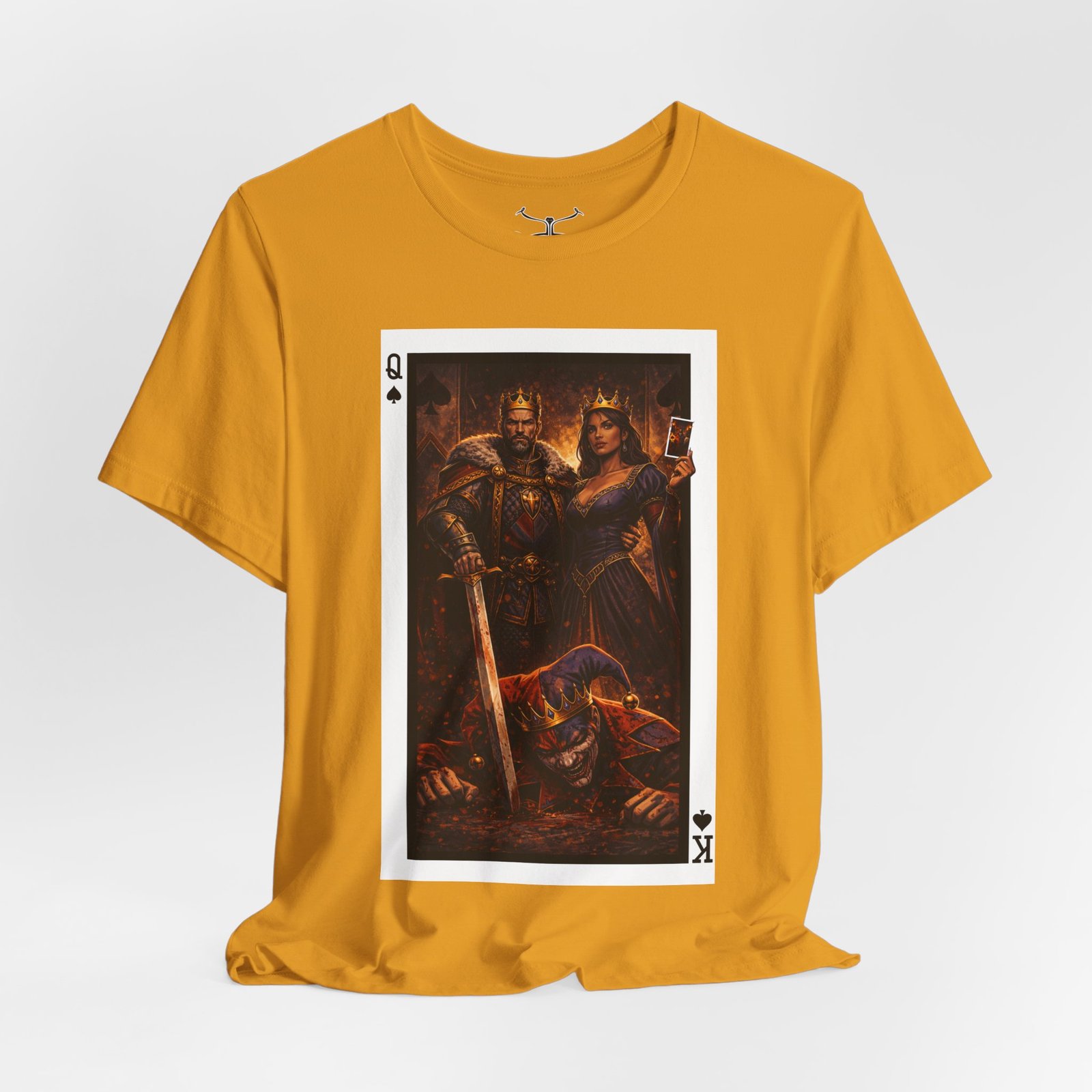 Man Down – King & Queen of Spades T-Shirt - Image 16