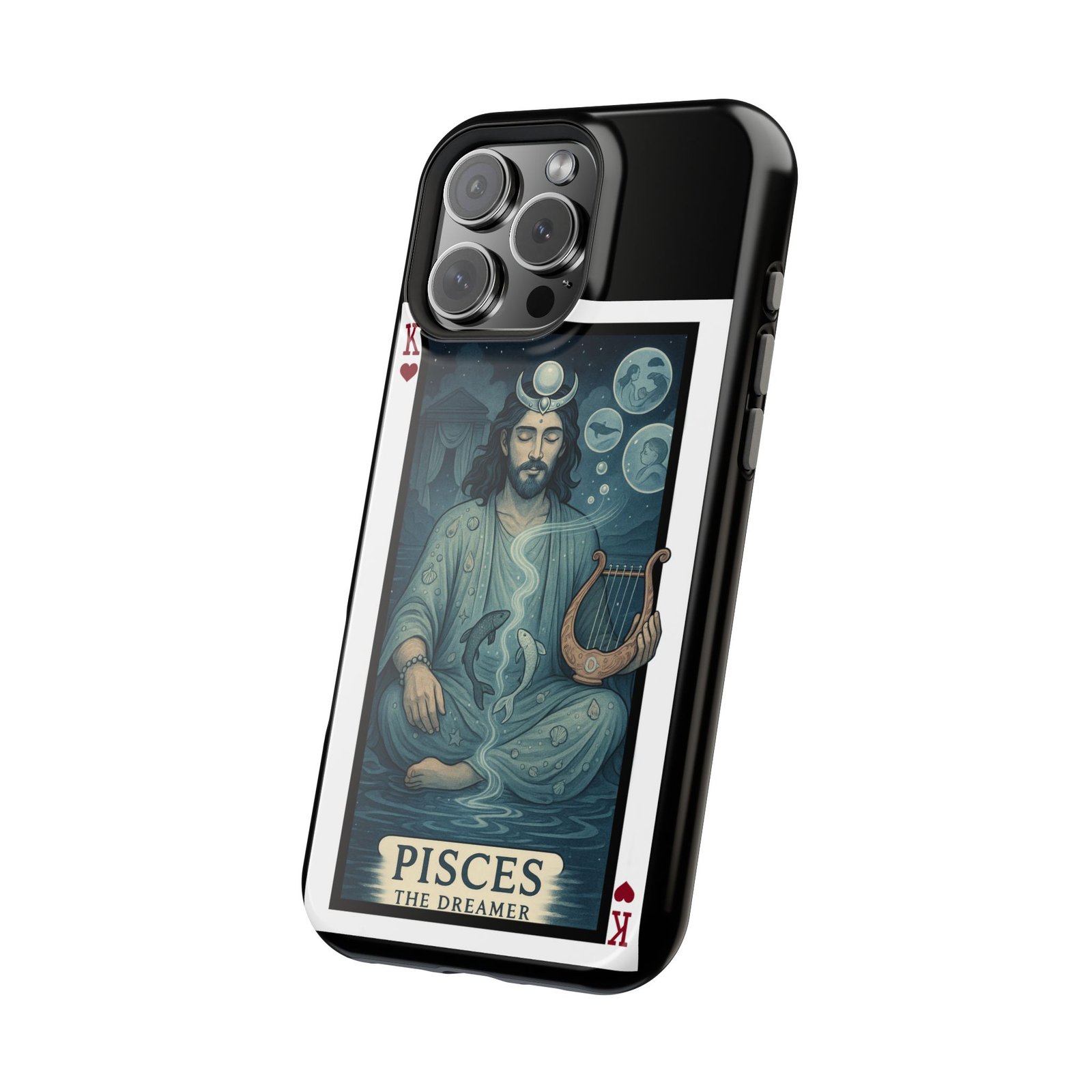 Pisces – Deck of Hearts – MagSafe® Protective Phone Case - Image 53