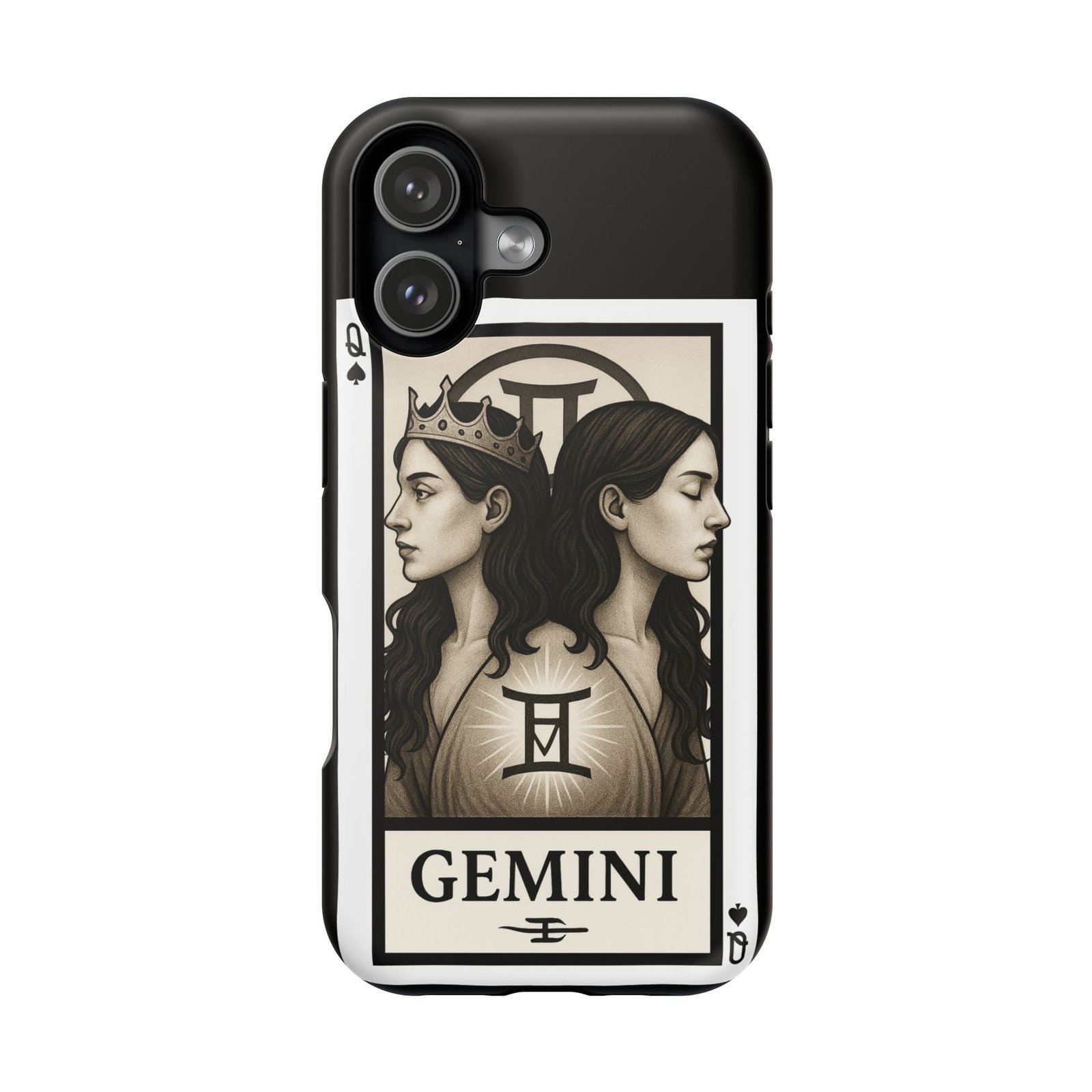 Gemini – Deck of Spades – MagSafe® Protective Phone Case - Image 2