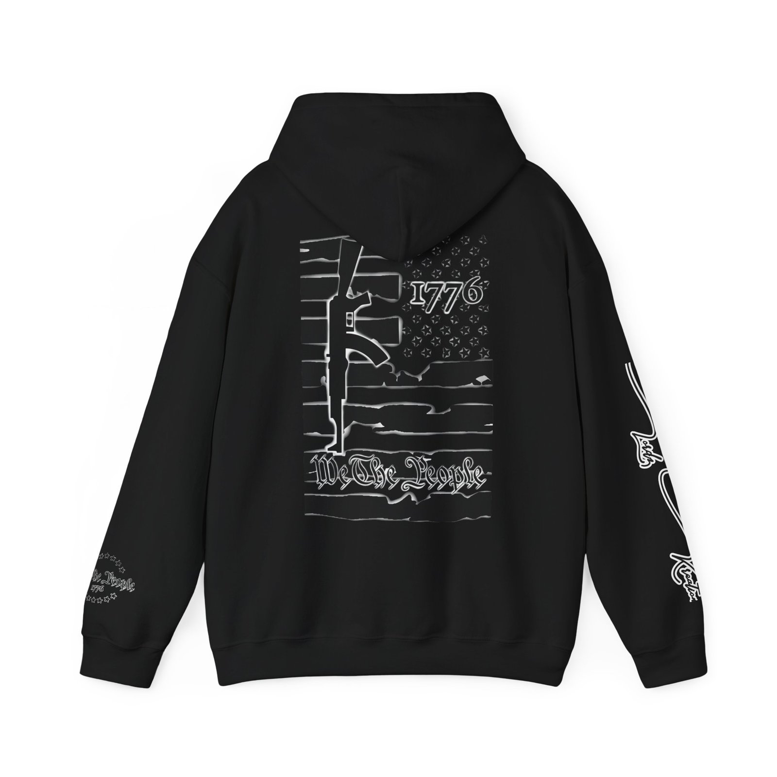 "Gun Law" Unisex Heavy Blend™ Hooded Sweatshirt - Image 6